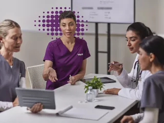 Vantive four nurses in a meeting